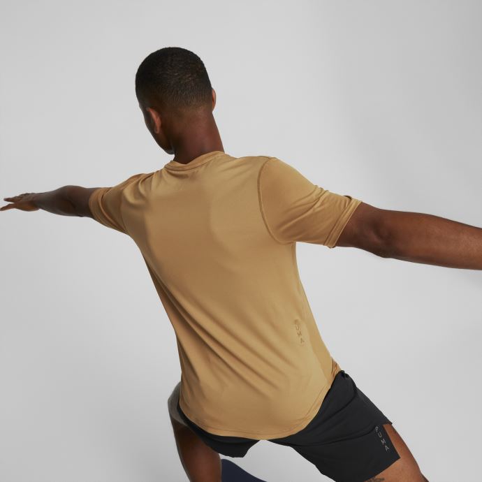 T-shirt D'entraînement Studio Mesh Homme Puma Canada Desert Tan
