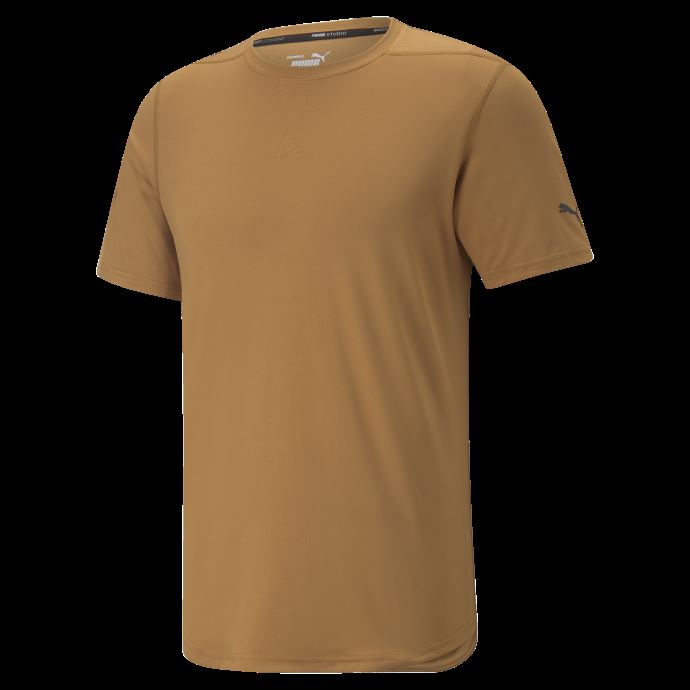 T-shirt D'entraînement Studio Mesh Homme Puma Canada Desert Tan
