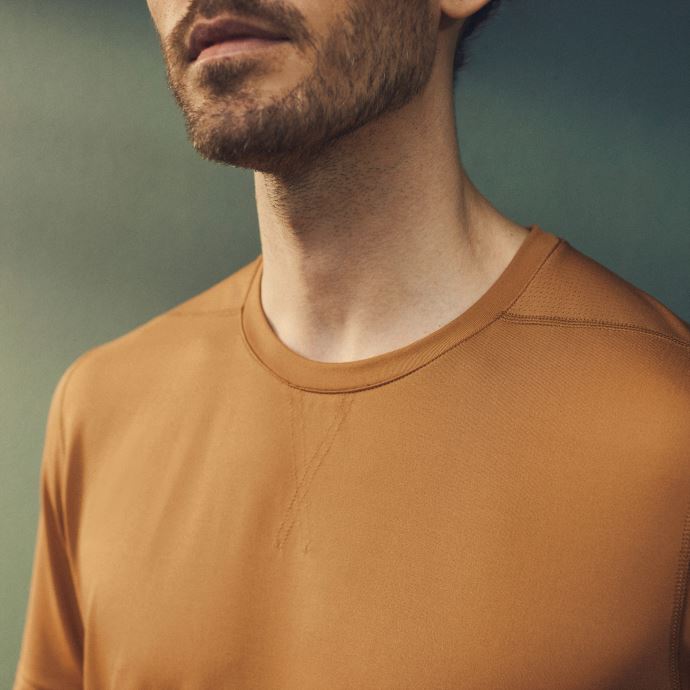 T-shirt D'entraînement Studio Mesh Homme Puma Canada Desert Tan
