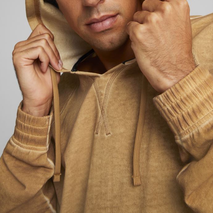 Sweat à Capuche D'entraînement Studio Wash Puma Canada Desert Tan Pour Hommes
