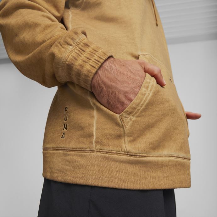 Sweat à Capuche D'entraînement Studio Wash Puma Canada Desert Tan Pour Hommes
