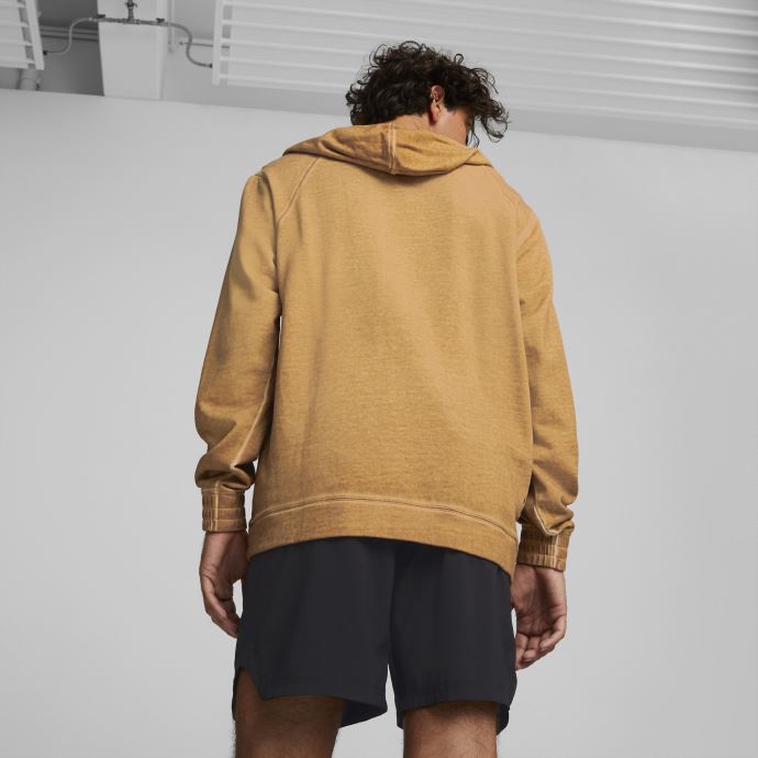 Sweat à Capuche D'entraînement Studio Wash Puma Canada Desert Tan Pour Hommes
