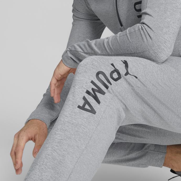 Fit Polyspan Training Jogger Hommes Gris Moyen Chiné Puma Canada