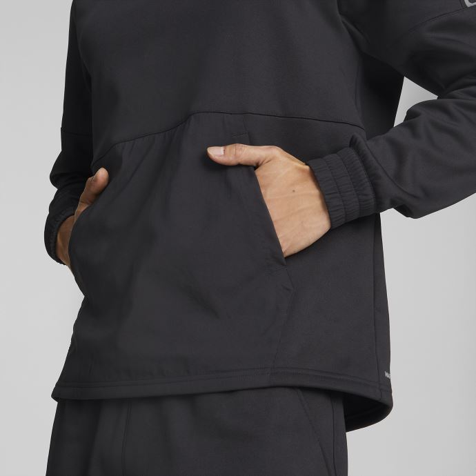 Sweat à Capuche Noir Puma Canada Fit Pwrfleece Hommes