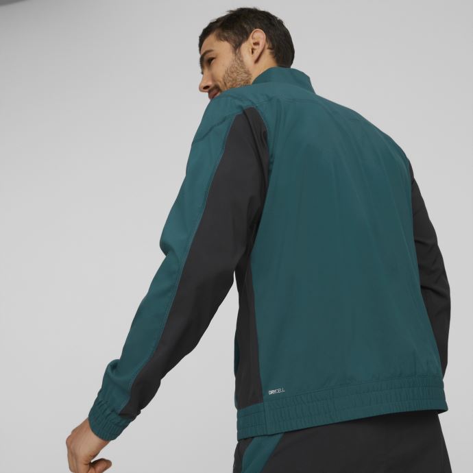Veste D'entraînement Tissée à Demi-zip Coupe Verte Varsity Hommes Puma Canada