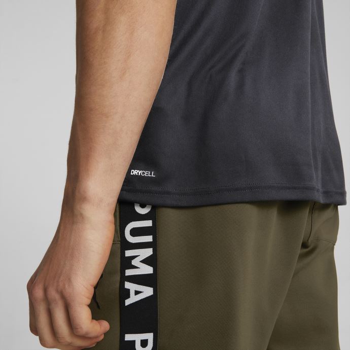 Puma Canada Fit T-shirt D'entraînement à Logo Commercial Hommes Noir