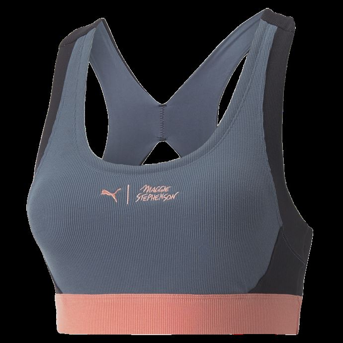 Soutien-gorge à Faible Impact Puma Canada X Maggie Stephenson Femmes Soirée Ciel-noir-bloc De Couleur

