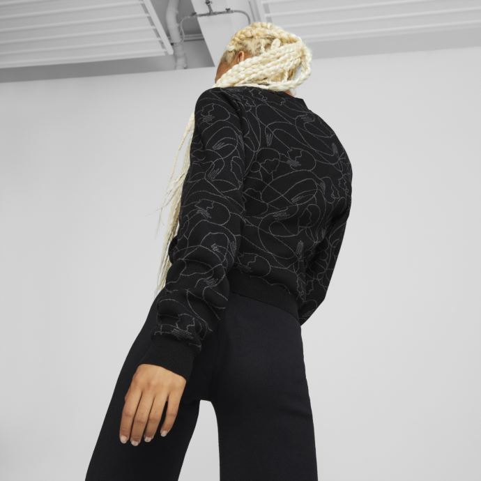 Puma Canada X Maggie Stephenson Veste En Tricot Pour Femmes Noir