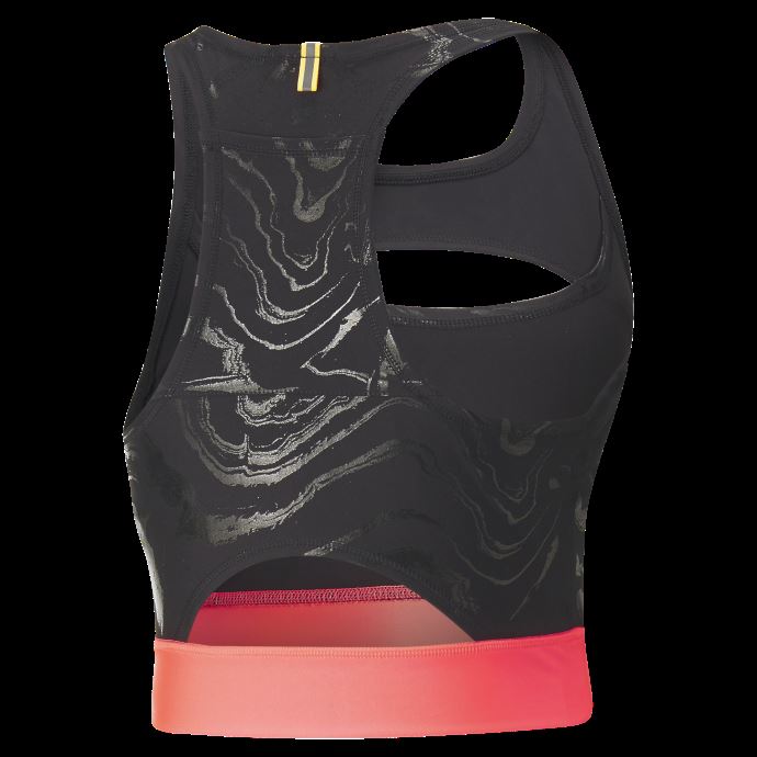 Puma Canada Ultraform Cropped Running Débardeur Femme Black-sunset Glow