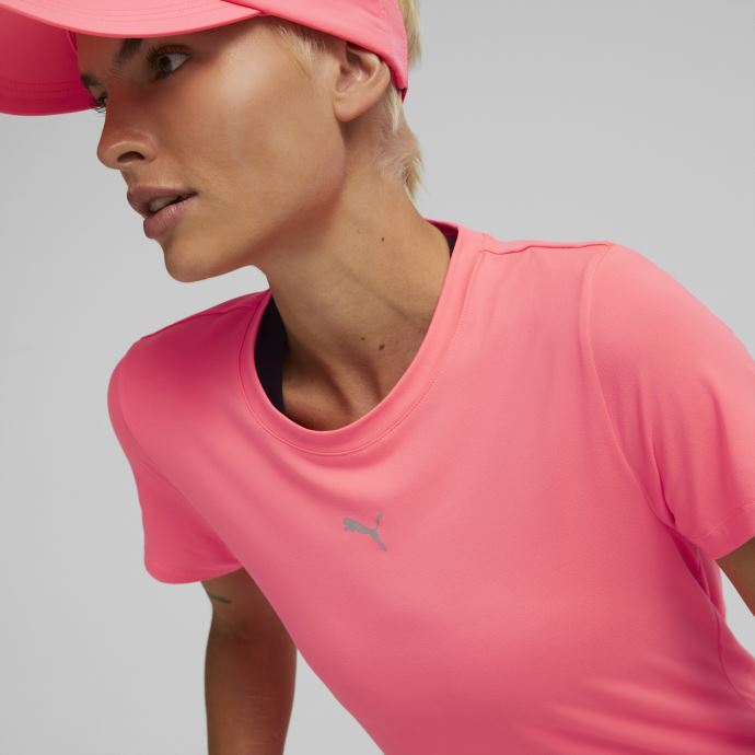 Coucher De Soleil Lueur Puma Canada Cloudspun T-shirt De Course Femmes
