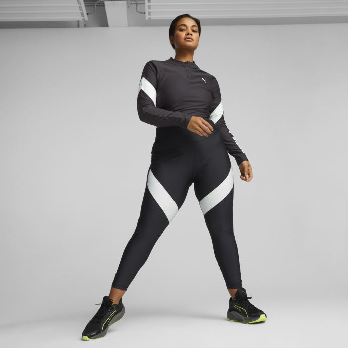 Noir Coupe Eversculpt Quart-zip Training Crop Top Femmes Puma Canada
