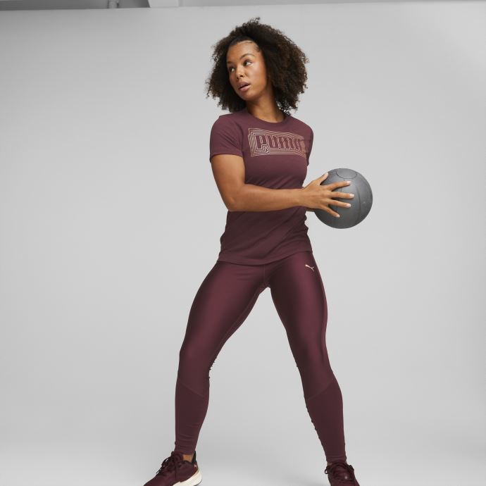 Puma Canada Fit Eversculpt Collant D'entraînement Taille Haute Pour Femme Aubergine
