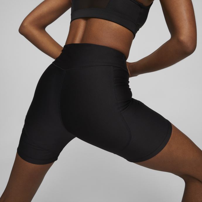 Puma Canada Fit EVERSCULPT 5" Women's Tight Training Shorts Black-Team Gold