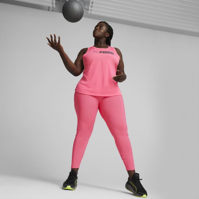 Puma Canada Fit Logo Training Tank Top Rose Coucher De Soleil Femme
