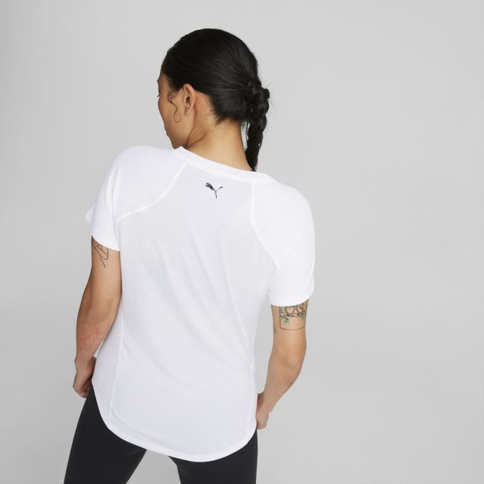 Puma Canada Fit T-shirt D'entraînement Avec Logo Pour Femme Blanc