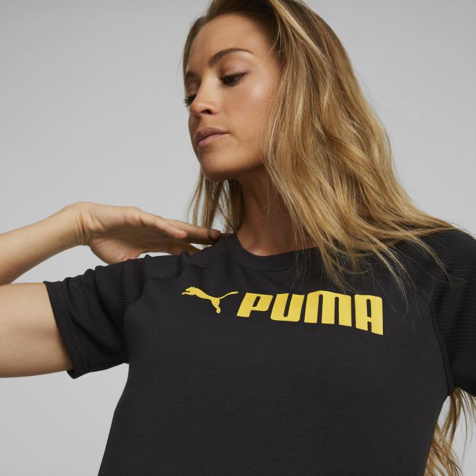 T-shirt Noir Avec Logo D'entraînement Pour Femmes Puma Canada
