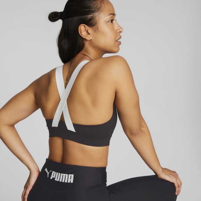 Soutien-gorge D'entraînement à Impact Moyen Puma Canada Fit Pour Femme Noir
