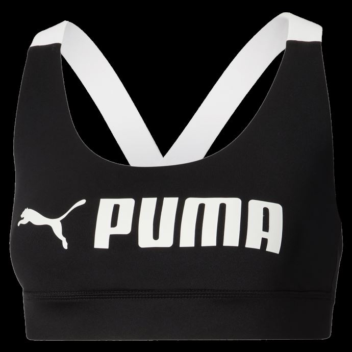 Brassière De Sport Puma Canada Fit Mid Impact Pour Femme Noir
