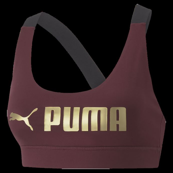 Soutien-gorge D'entraînement Ajusté à Impact Moyen Femme Puma Canada Aubergine-métallique Puma Canada
