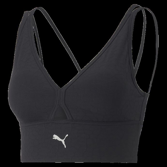 Puma Canada Soutien-gorge De Sport Sans Faille Pour Femme à Impact Moyen Noir
