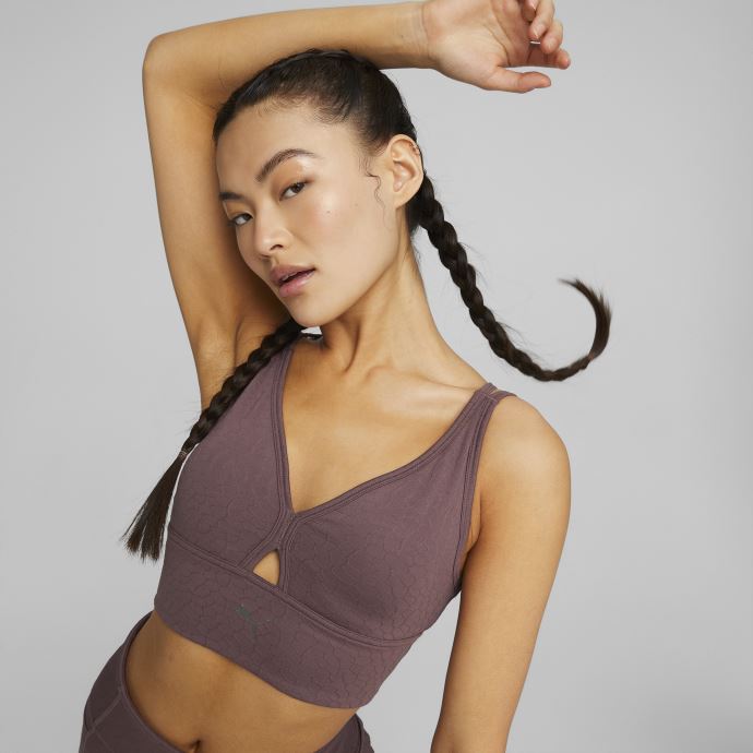 Puma Canada Dusty Plum Soutien-gorge D'entraînement Impeccable Pour Femmes
