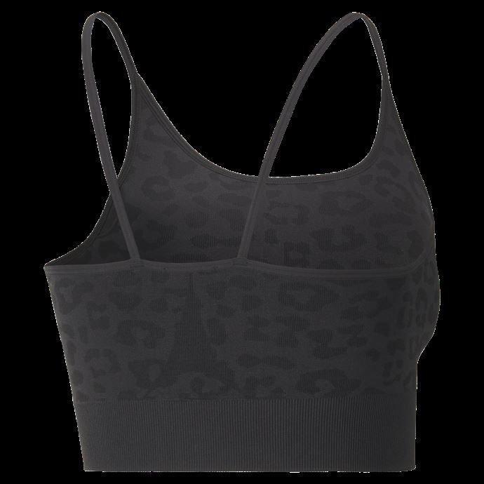 Soutien-gorge D'entraînement Long Sans Coutures Formknit Femmes Puma Canada Noir-léopard Imprimé

