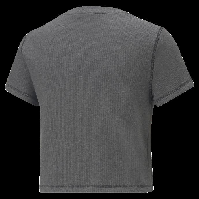 Puma Canada Exhale Ribbed Studio Training Tee Femmes Noir