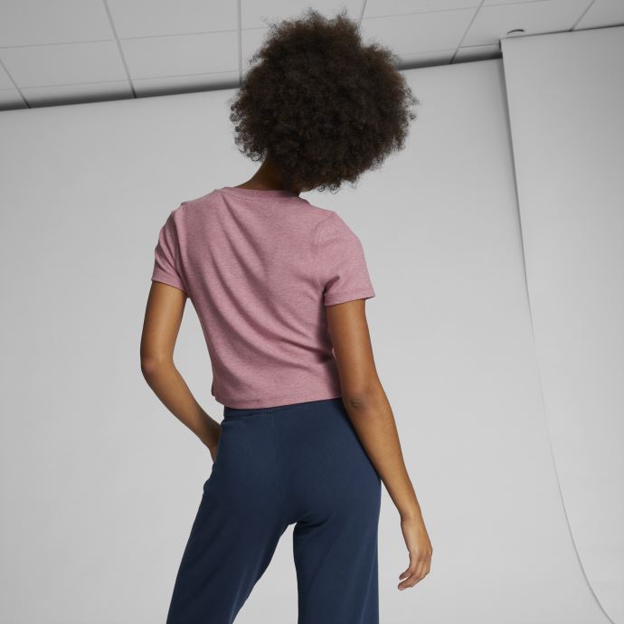 Puma Canada Exhale T-shirt D'entraînement Nervuré Studio Pour Femme Orchidée Poussiéreuse
