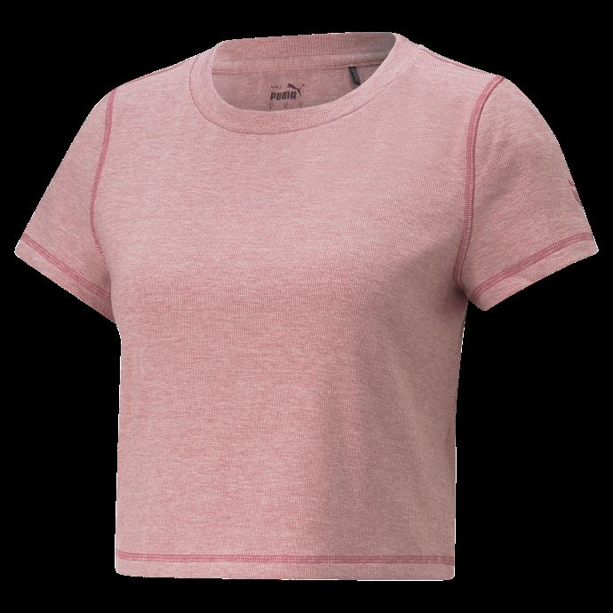 Puma Canada Exhale T-shirt D'entraînement Nervuré Studio Pour Femme Orchidée Poussiéreuse
