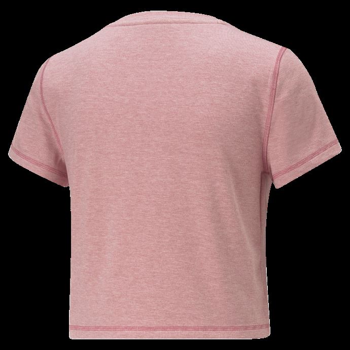 Puma Canada Exhale T-shirt D'entraînement Nervuré Studio Pour Femme Orchidée Poussiéreuse
