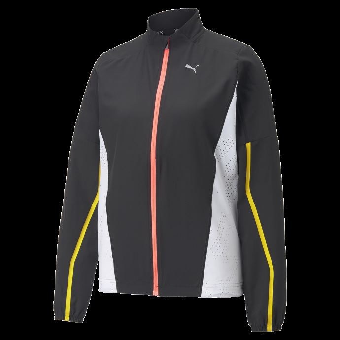 Puma Canada Run Ultraweave S Veste De Running Tissée Femme Noir Blanc
