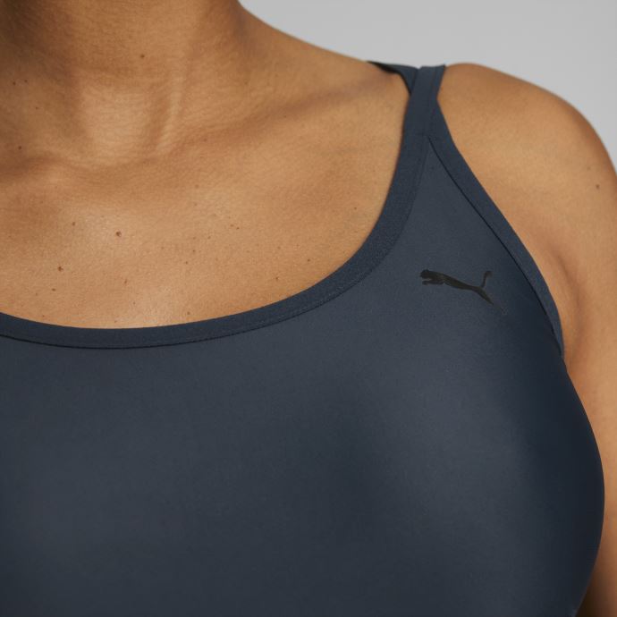 Puma Canada Marine Studio Ultrabare Crop Top D'entraînement Pour Femme Bleu Marine