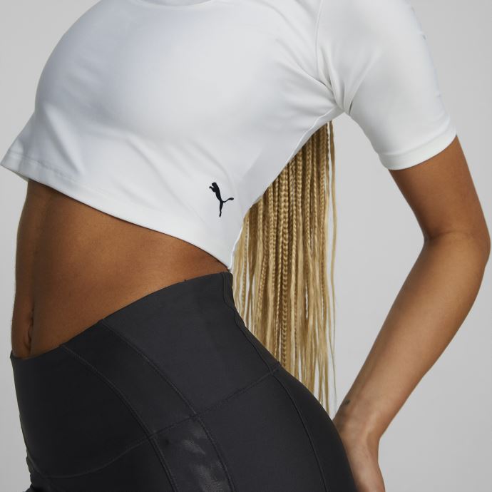 Puma Canada Blanc Safari Glam Fashion Haut D'entraînement Pour Femme