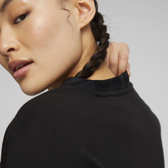 Puma Canada Safari Glam Crew Sweat D'entrainement Femme Noir