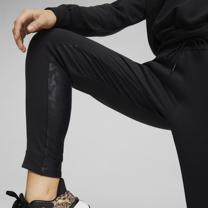 Puma Canada Pantalon De Jogging D'entraînement Safari Glam Noir Pour Femmes