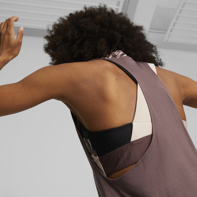 Débardeur D'entraînement Puma Canada Dusty Plum Safari Glam Pour Femme