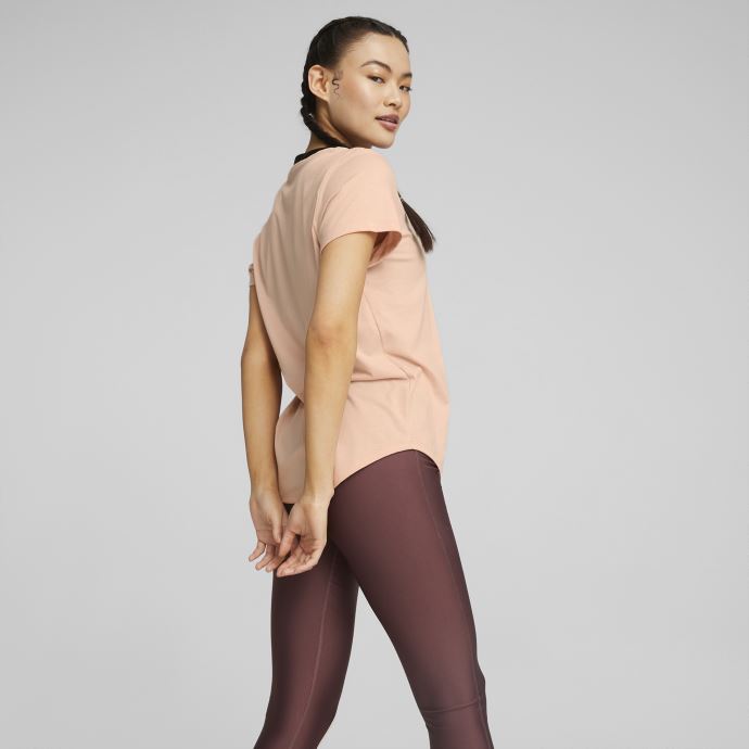 T-shirt D'entraînement à Manches Courtes Puma Canada Safari Glam Quartz Rose Pour Femmes
