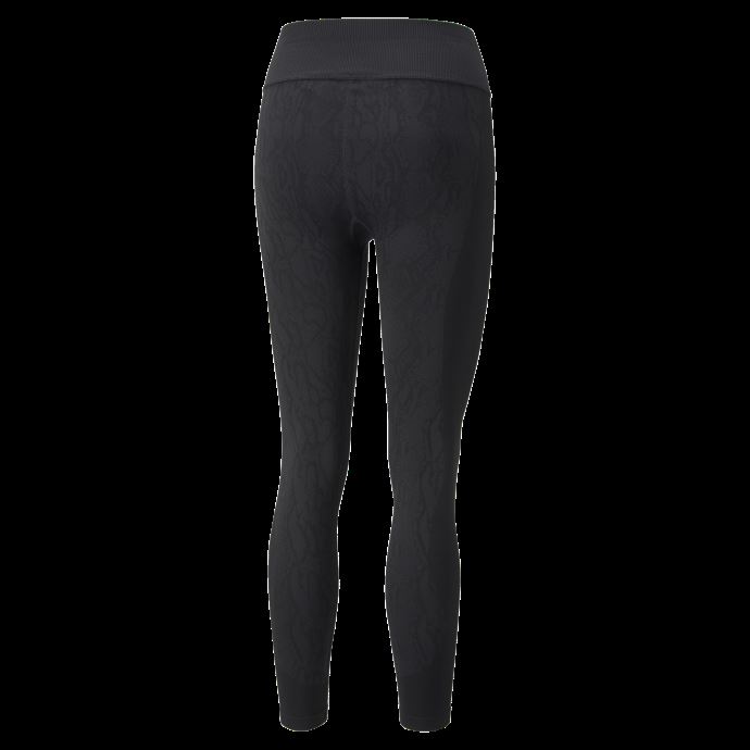 Collants D'entraînement Formknit Taille Haute Sans Coutures Pour Femmes Longueur 7-8 Puma Canada Imprimé Serpent Noir
