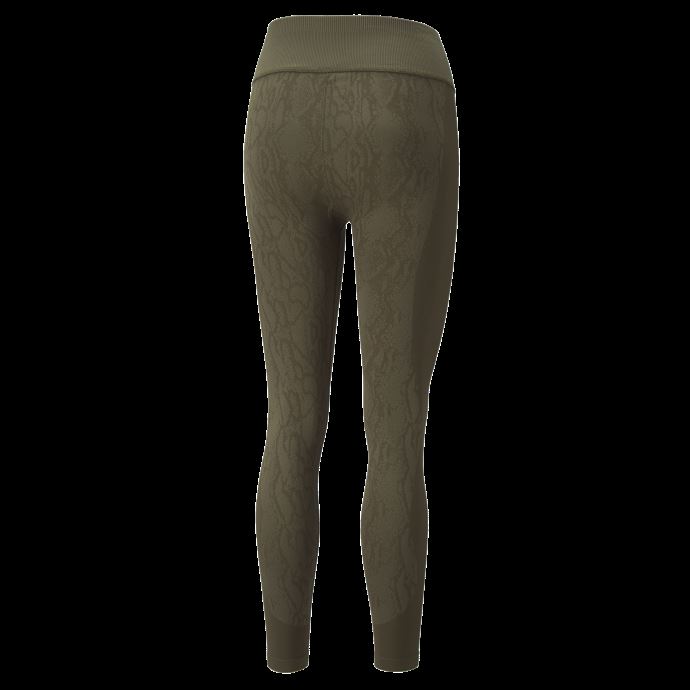 Collant D'entraînement Formknit Sans Couture Taille Haute 7-8 Pour Femme Imprimé Serpent Olive Profond Puma Canada

