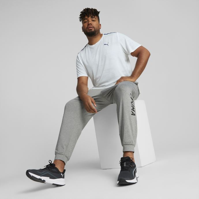 Puma Canada Jacquard T-shirt D'entraînement Pour Hommes à Manches Courtes Blanc
