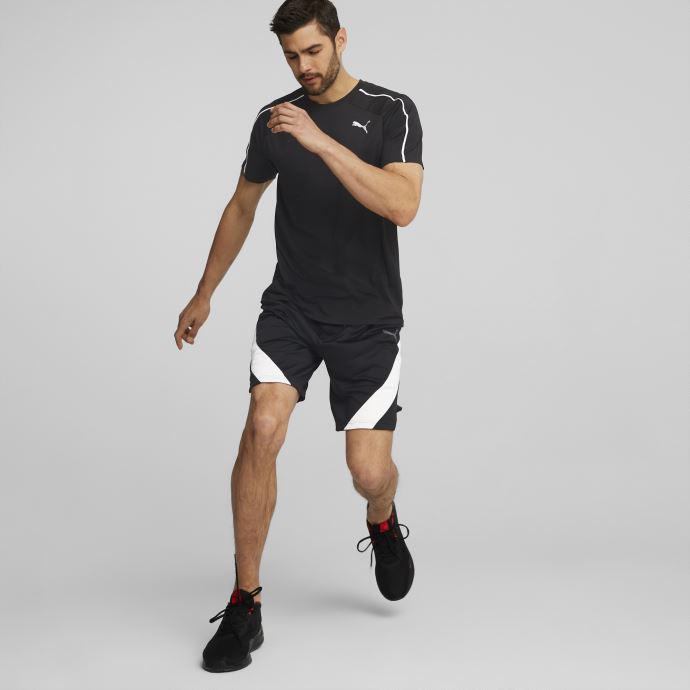 T-shirt D'entraînement à Manches Courtes Cloudspun Hommes Noir Puma Canada
