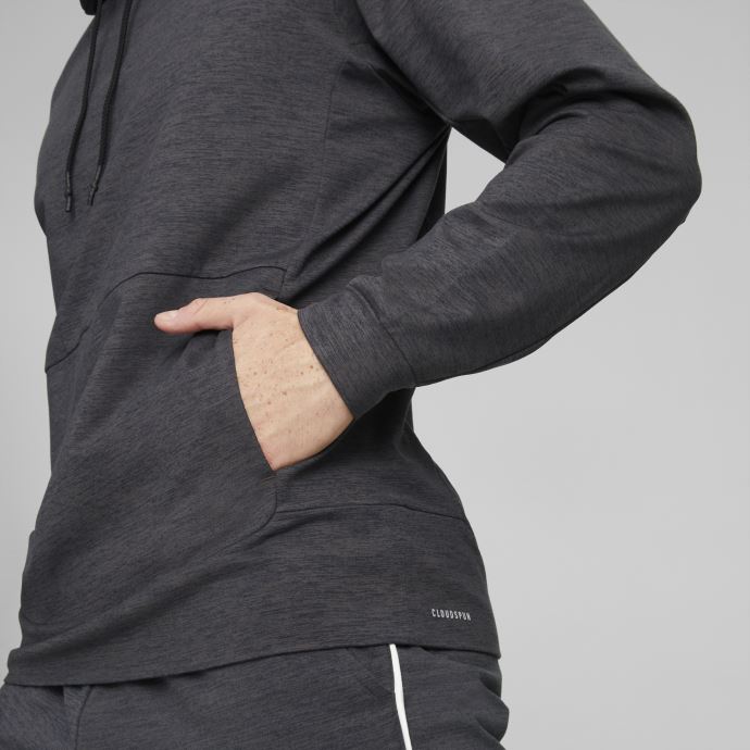 Noir Chiné Puma Canada Cloudspun Sweat à Capuche D'entraînement Hommes