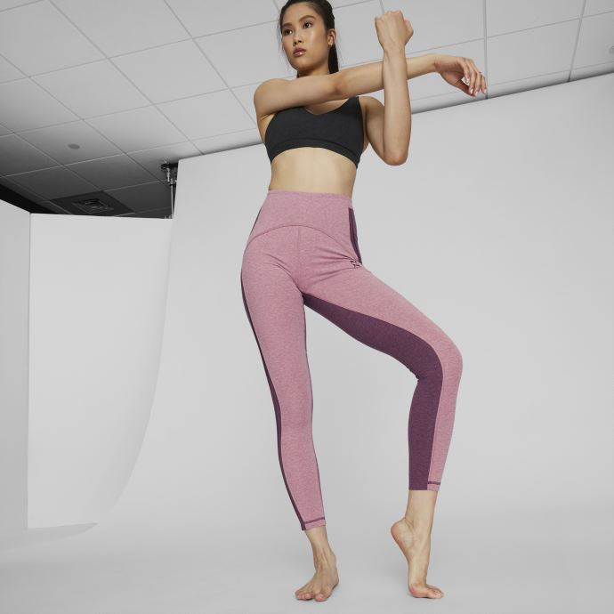 Poussiéreux Orchidée-prune-bloc De Couleur Exhale Studio Training Color Block Collants Pour Femmes Puma Canada