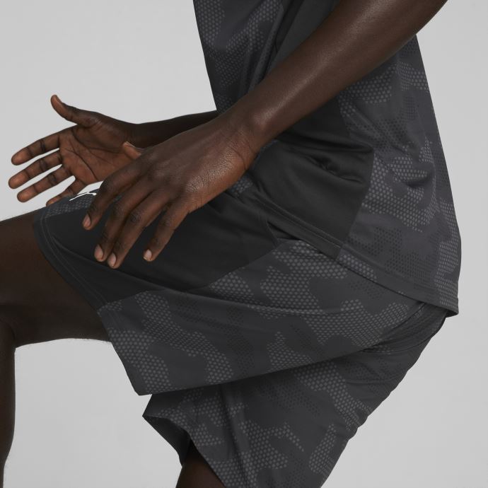 Puma Canada T-shirt D'entraînement Imprimé Hors Saison Pour Hommes Noir