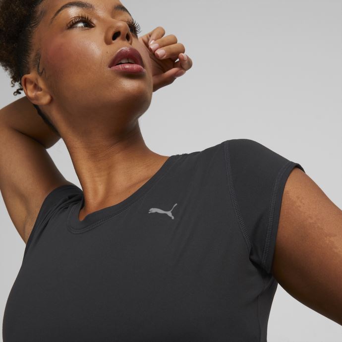 Puma Canada Cloudspun Haut D'entraînement Pour Femmes à Manches Courtes Noir