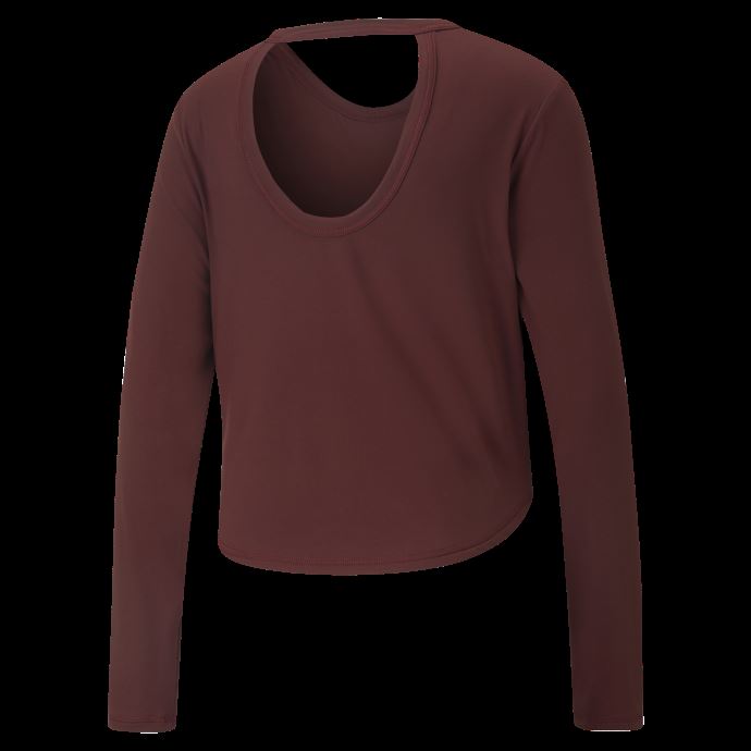 Puma Canada Cloudspun Haut D'entraînement à Manches Longues Pour Femmes Aubergine
