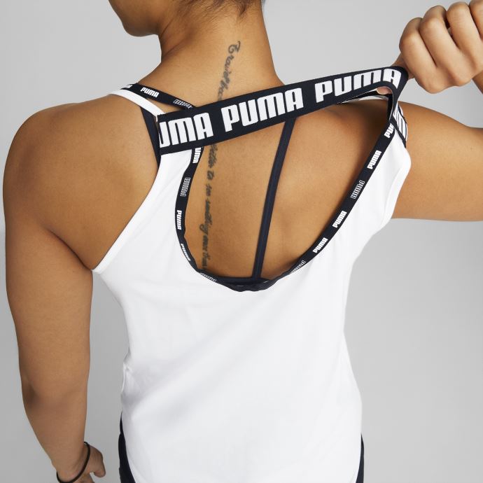 Débardeur D'entraînement Puma Canada Strong Tri-blend Blanc Pour Femmes
