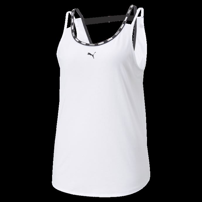 Débardeur D'entraînement Puma Canada Strong Tri-blend Blanc Pour Femmes
