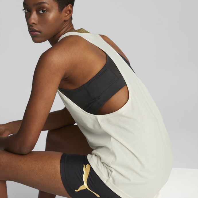 Puma Canada Deco Glam Débardeur D'entraînement Pour Femmes Immaculé