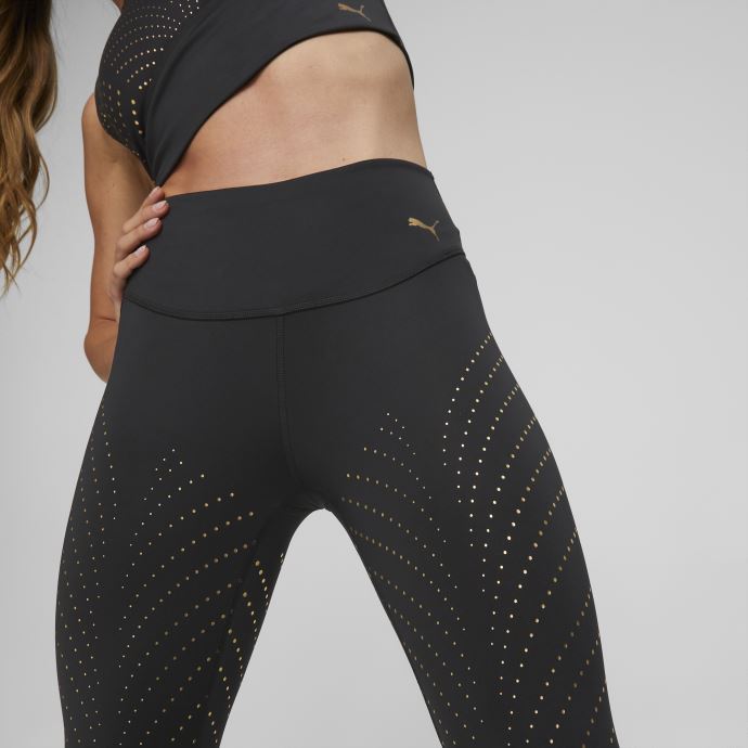 Legging D'entraînement Graphique Forever Luxe Femme Black-deco Gold Print Puma Canada
